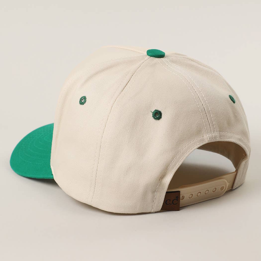 Feelin’ Lucky Embroidery Two-Tone Trucker Hat