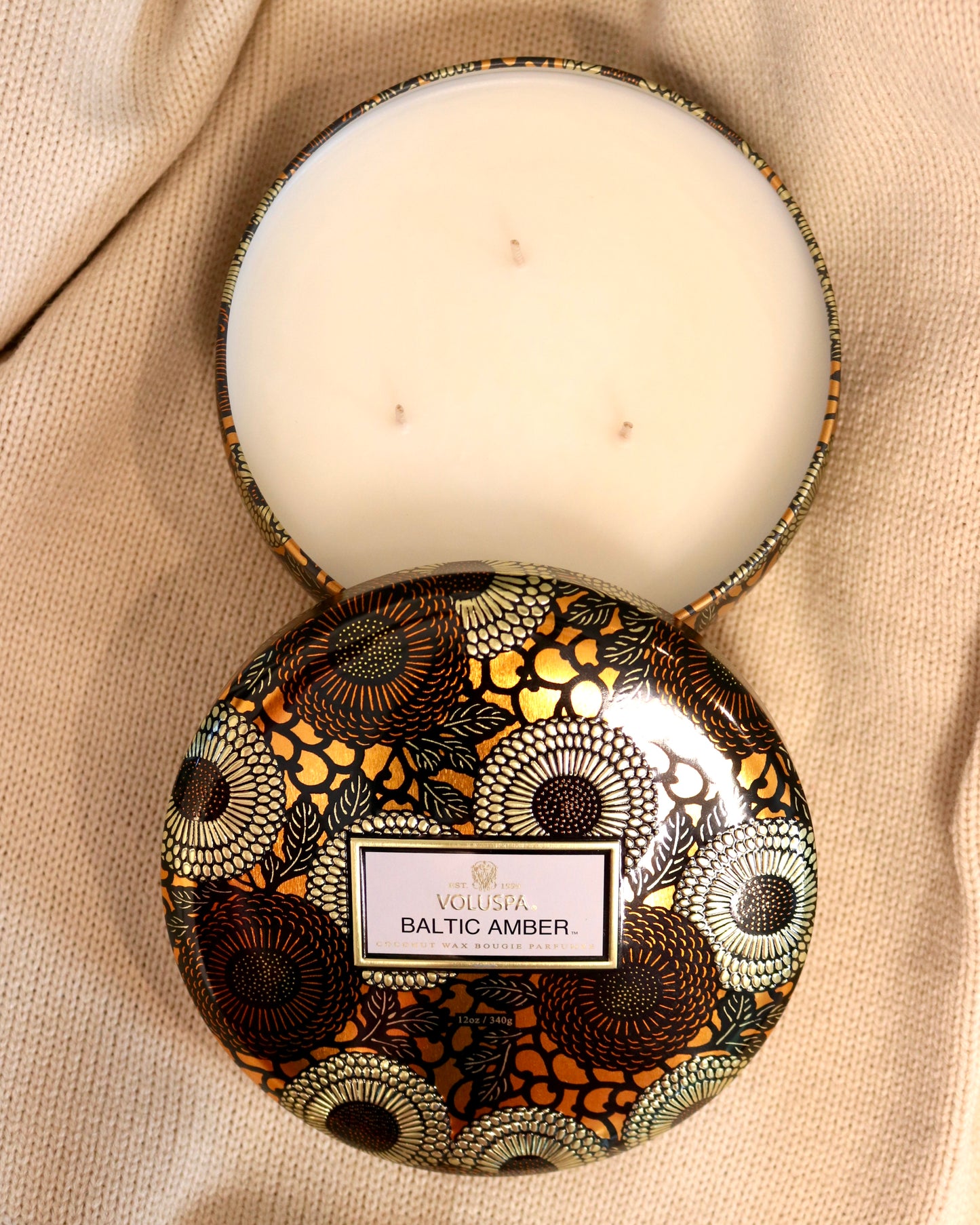 *FINAL SALE* Baltic Amber 3 Wick Tin