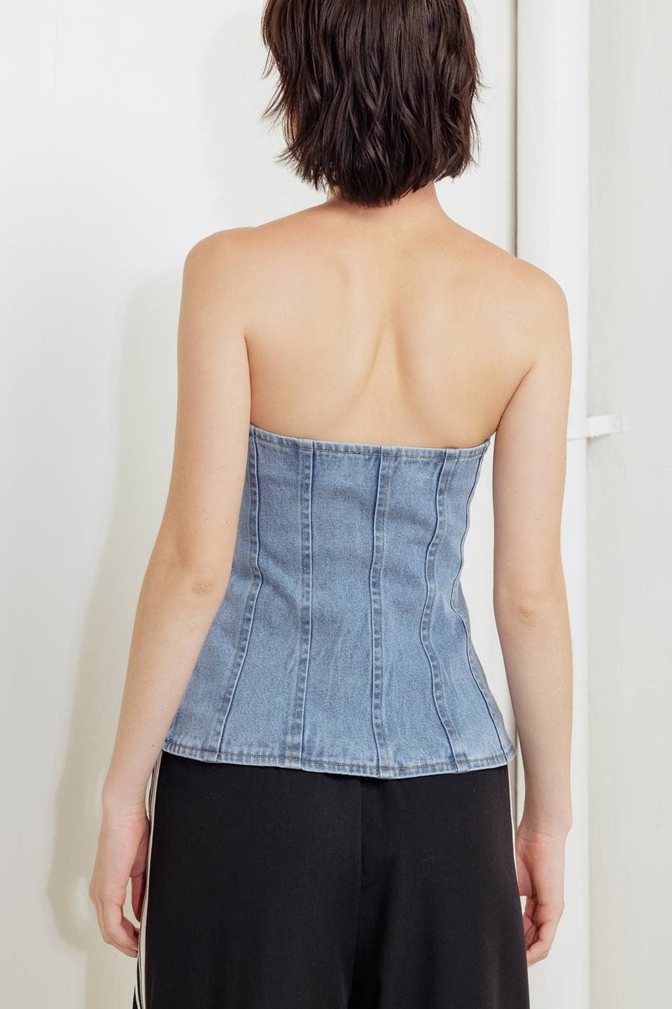 *FINAL SALE* Indigo Washed Denim Top