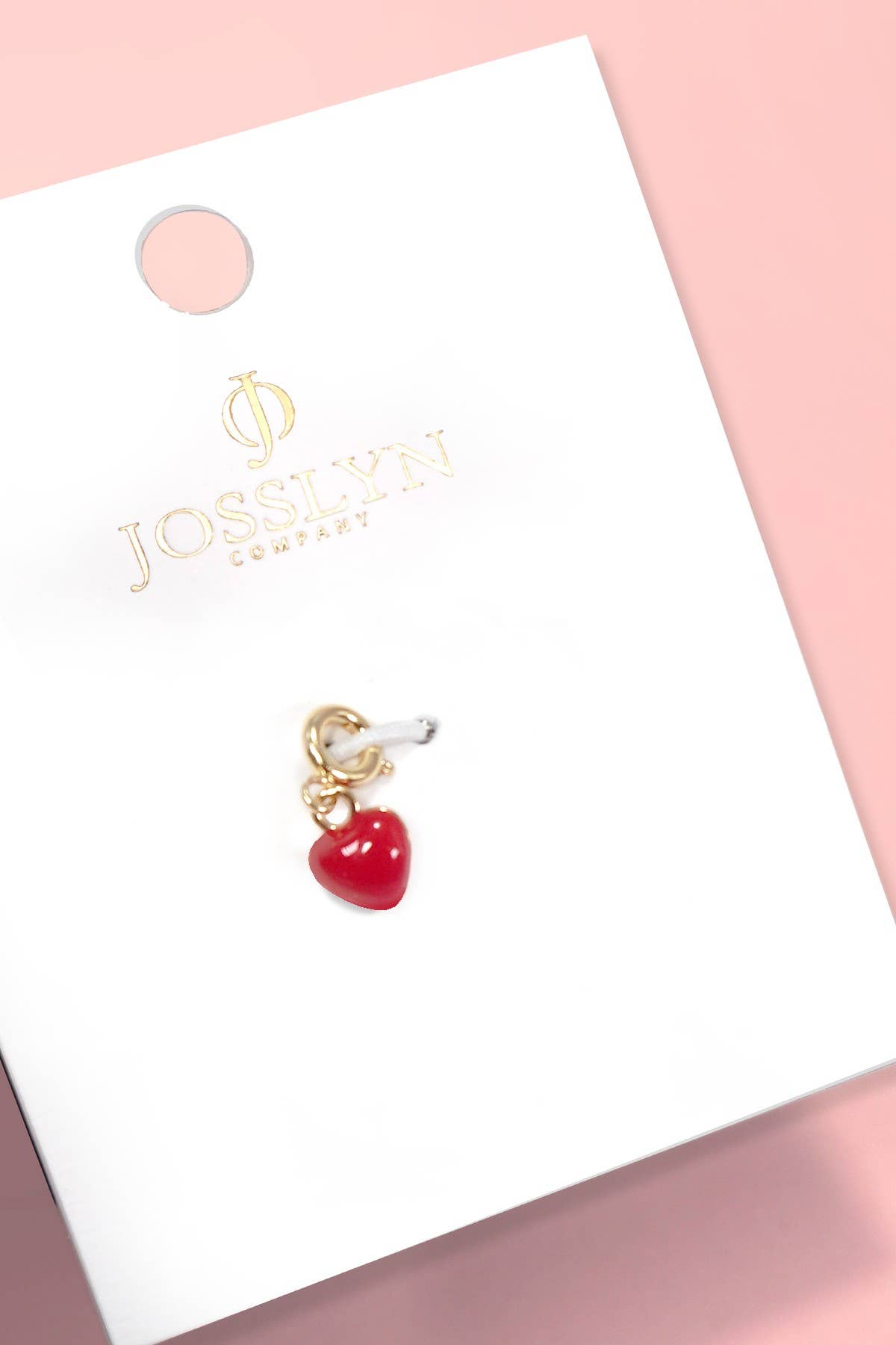 Charm 18K Real Gold Dipped with Spring Ring Clasp