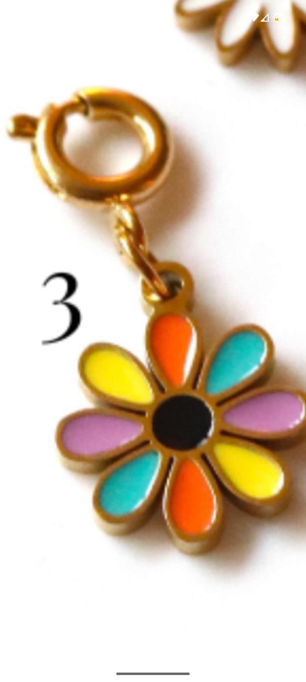 Stainless Steel Gold Plated Groovy Charms