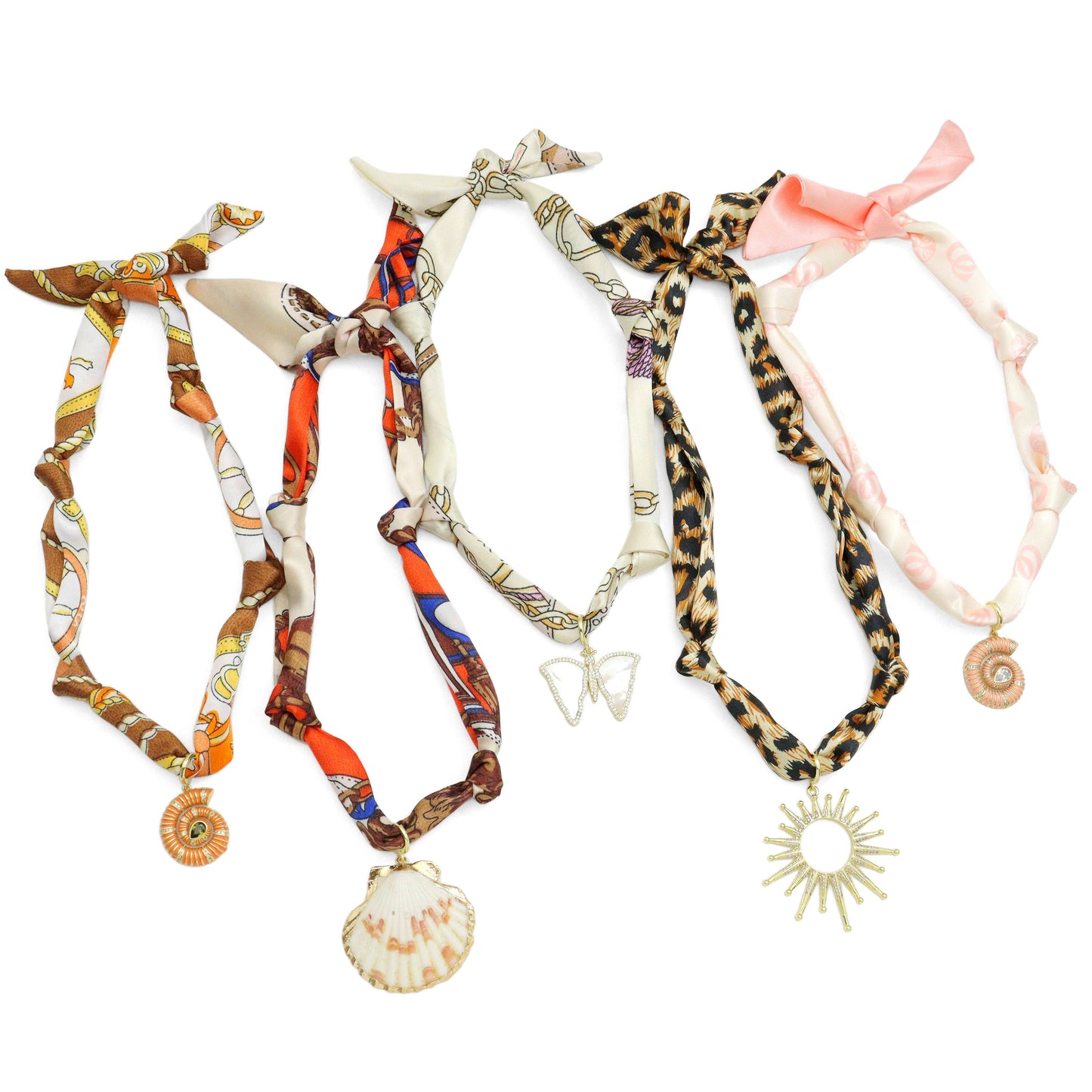 Mixed Detachable Center Pendant for Scarf & Charm Bar Necklace