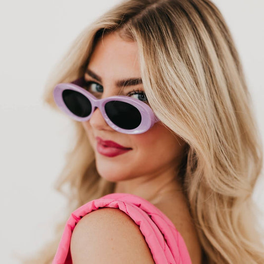 Kate Oval Retro Sunglasses Wholesale