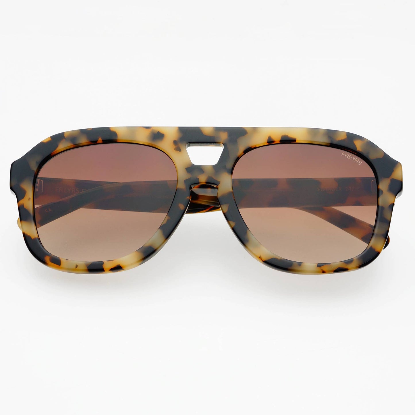 Voyager Acetate Oversized Aviator Sunglasses