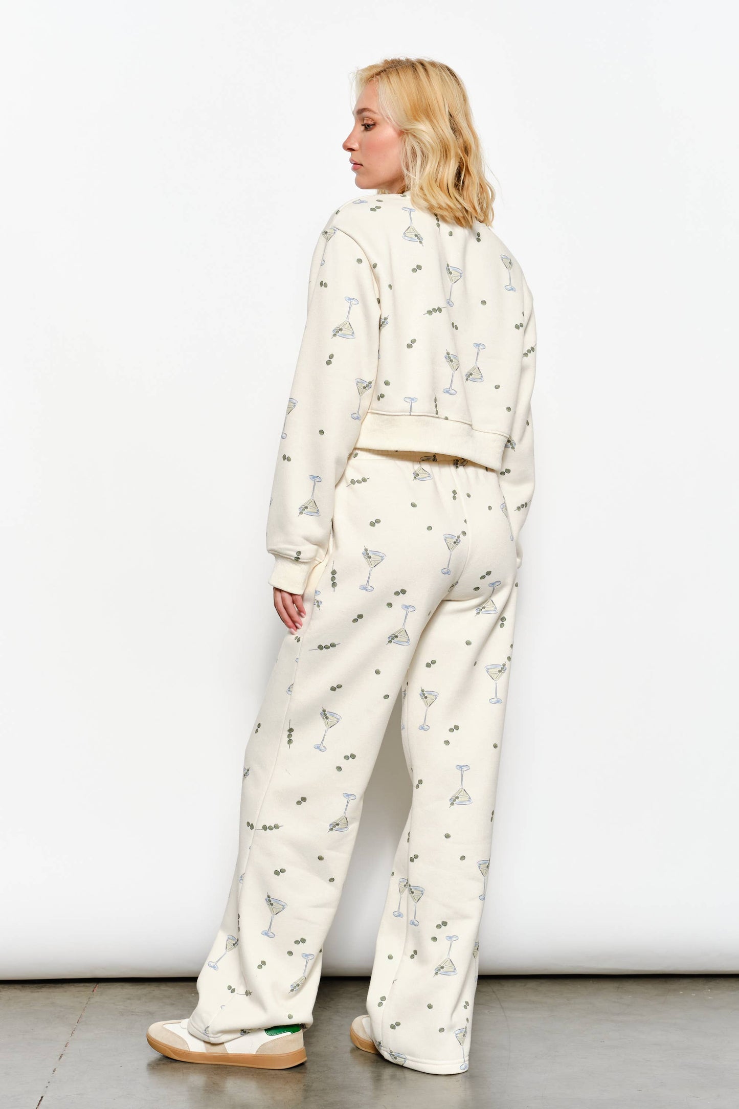 Billie Martini Sweat Pants - Playful, Lounge, Comfy