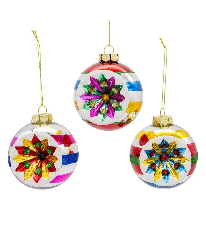*FINAL SALE* Multi Colored Reflective Ornament
