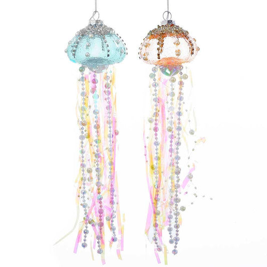 *FINAL SALE* Jellyfish Glass Ornament