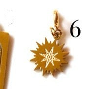 Stainless Steel Gold Plated Eclectic Charms