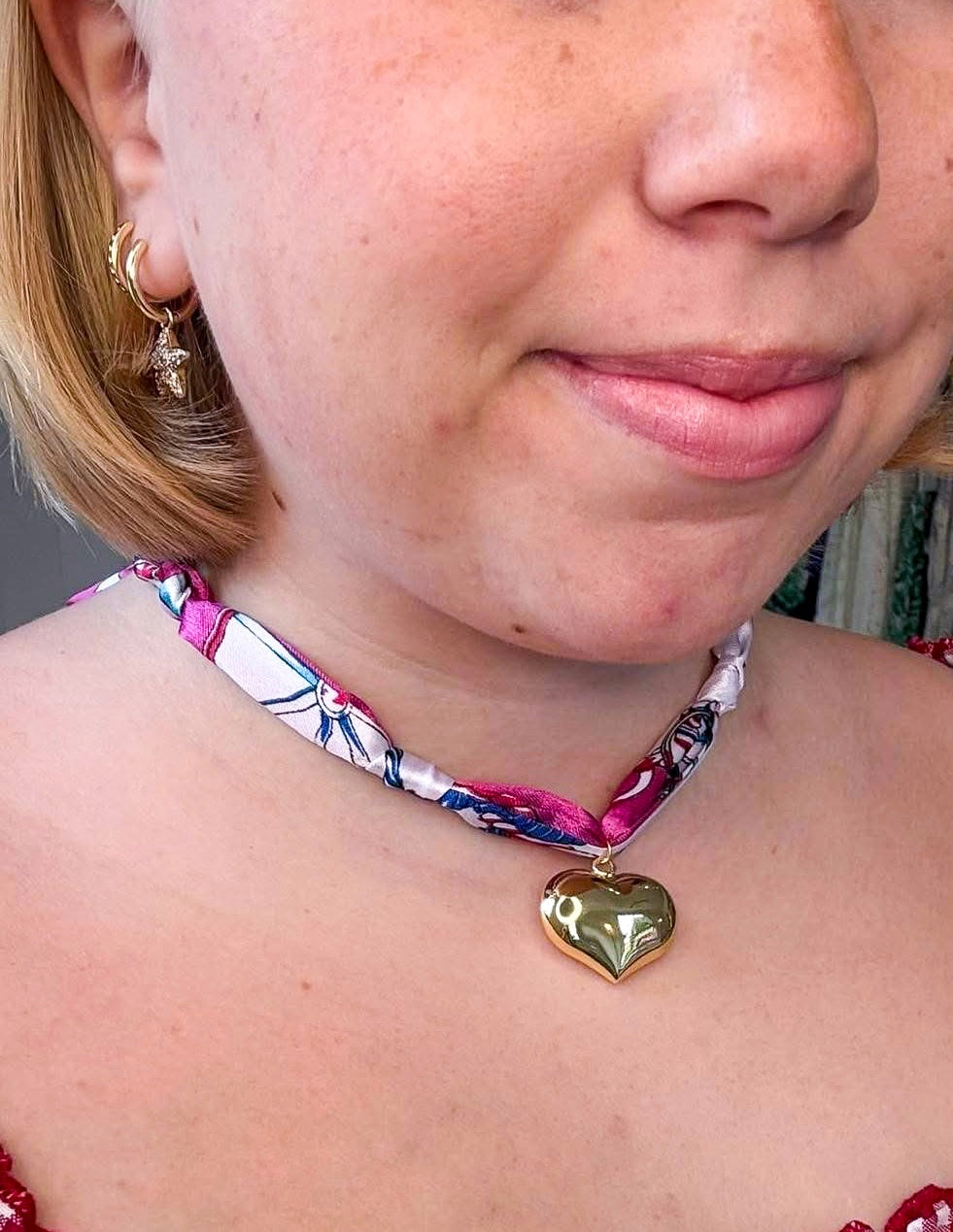 Scarf Bandana Charm Necklaces