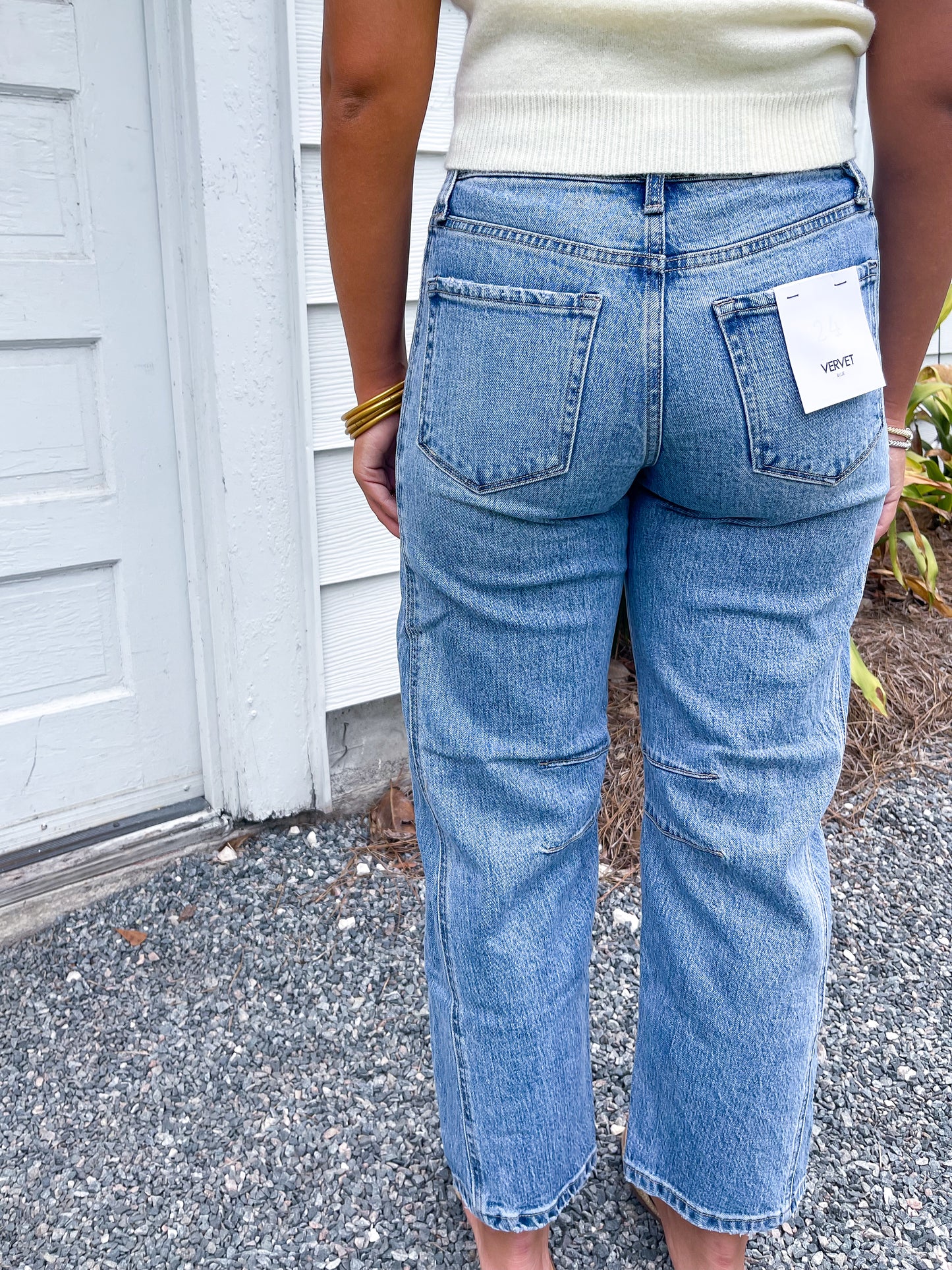 High Rise Barrel Jeans