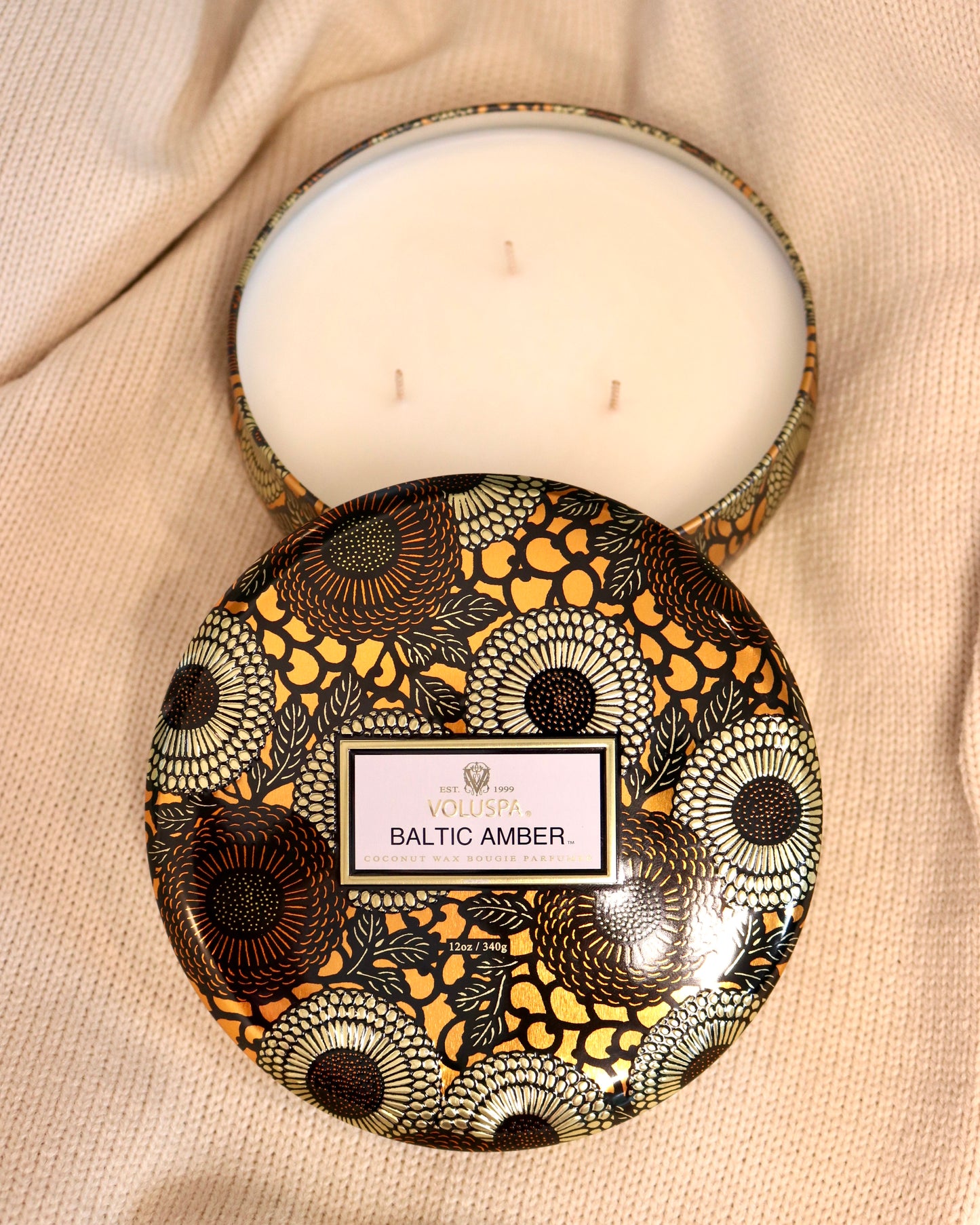 *FINAL SALE* Baltic Amber 3 Wick Tin