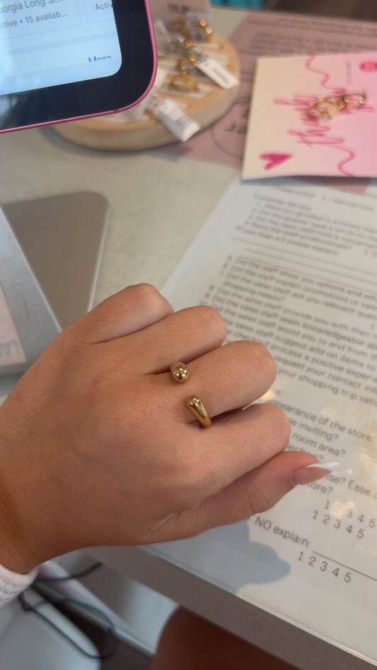 Open Bloom Ring *WATER RESISTANT*