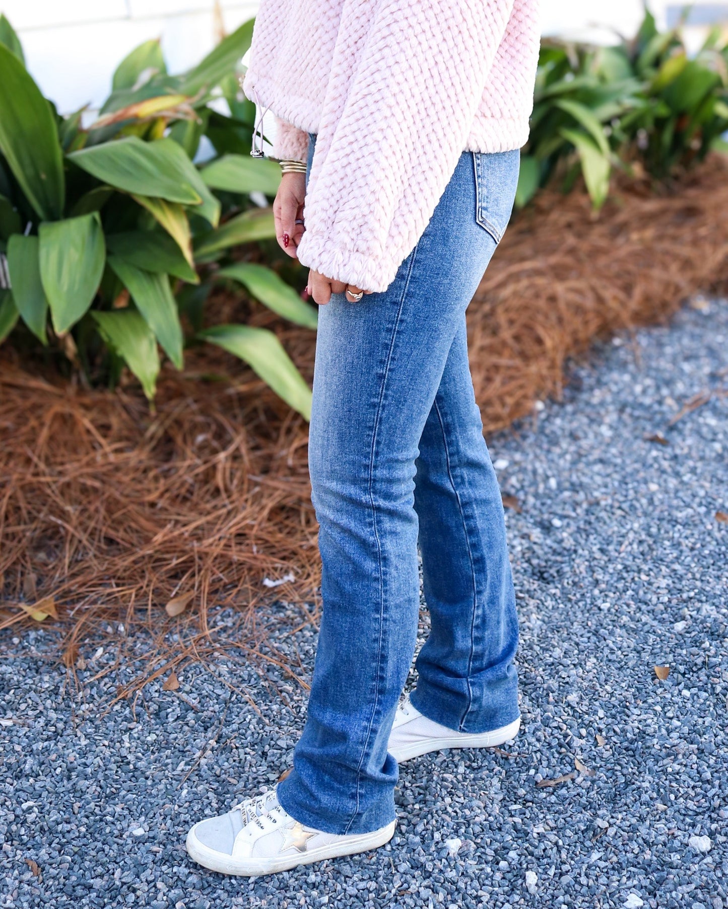 Shoulda Been Fuzzy Hem Knit Top