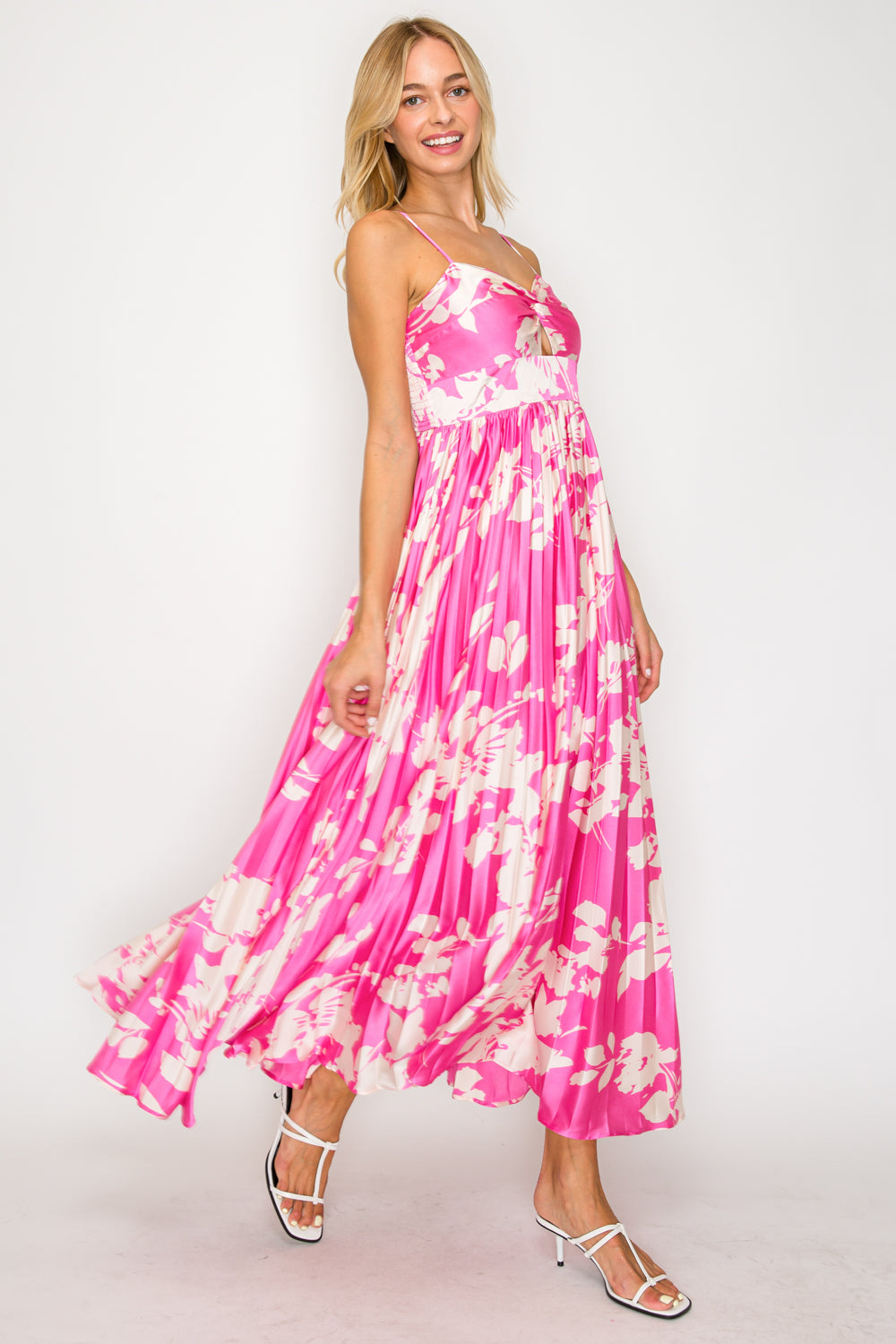 EOS Blossom Pleat Maxi Dress