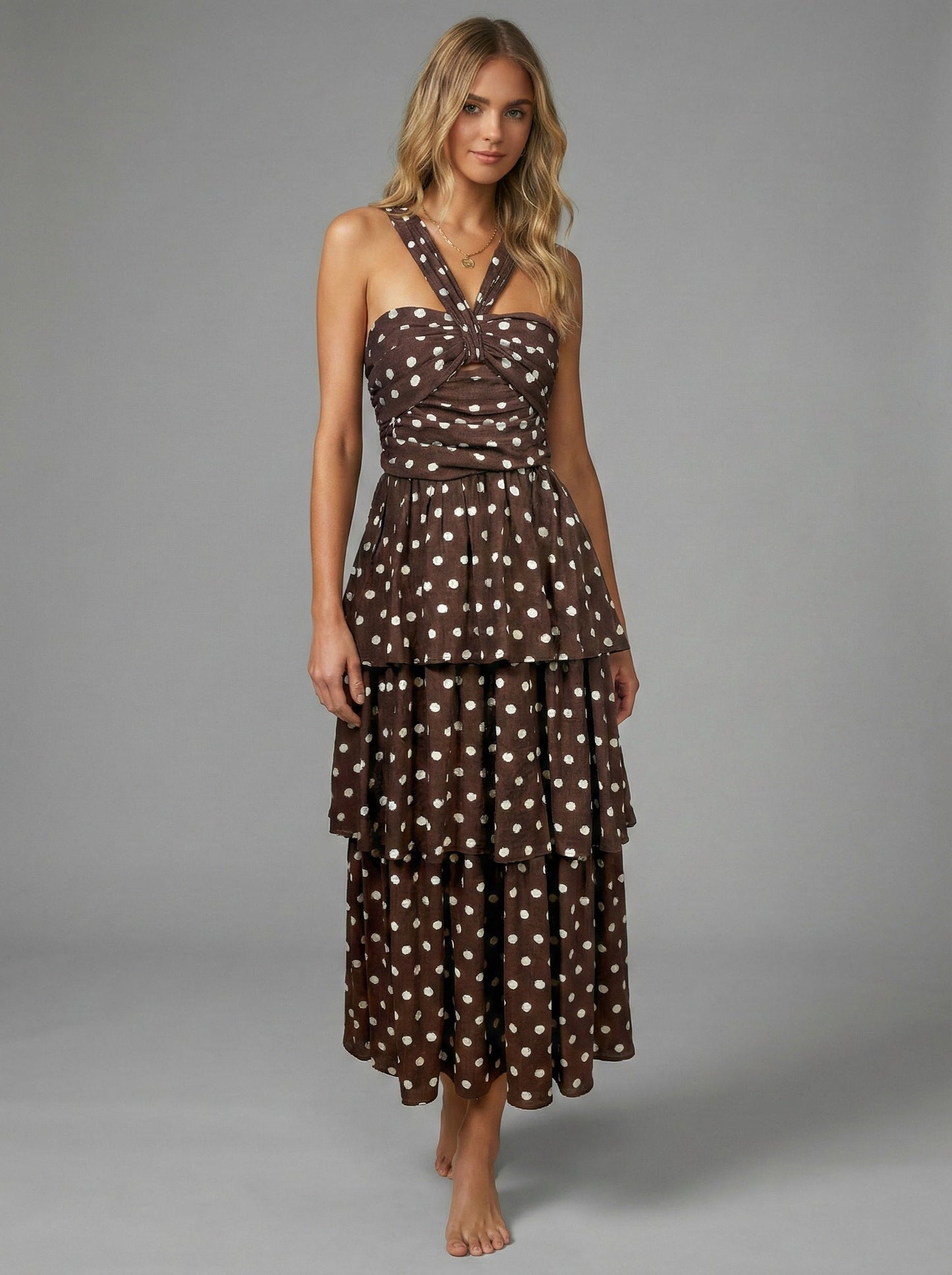 Chestnut Moon Maxi Dress
