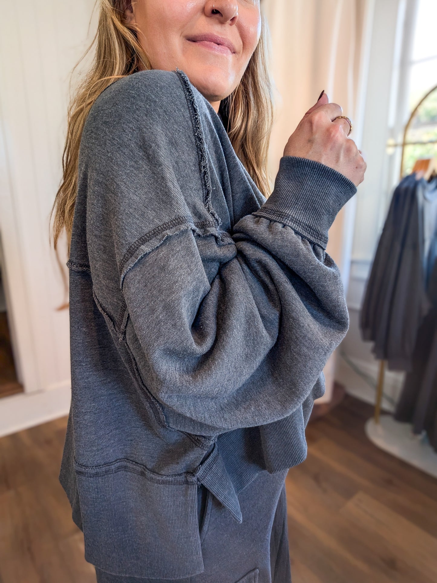 PRE ORDER Exposed Seam Sweatshirt