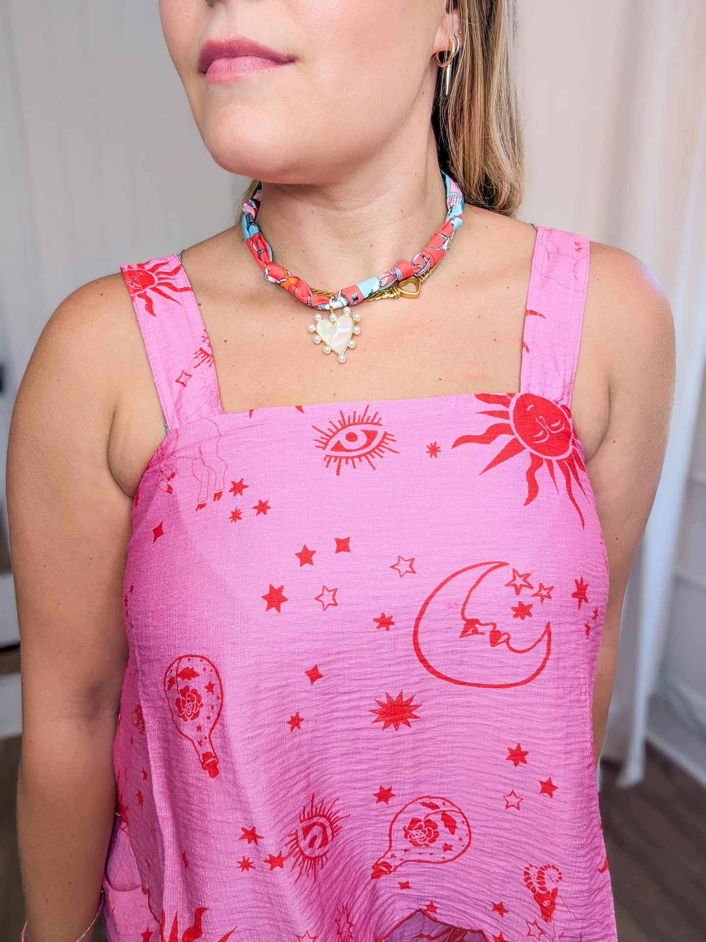 * FINAL SALE* Cosmic Reverie Scalloped Detailed Shorts