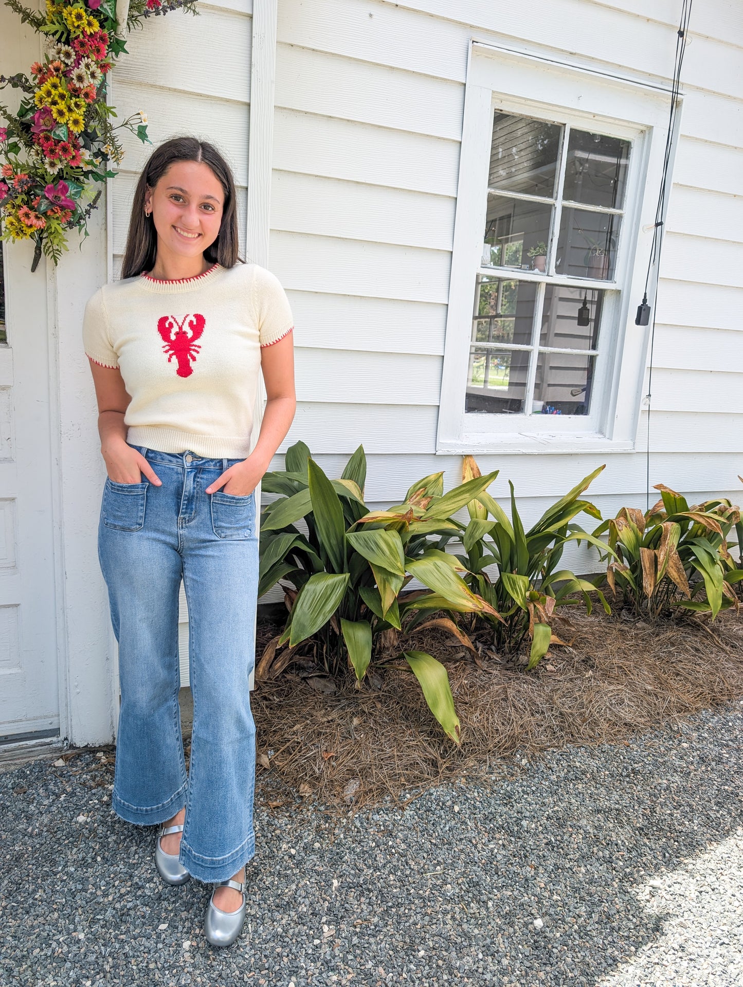 High Rise Wide Leg Denim Jeans