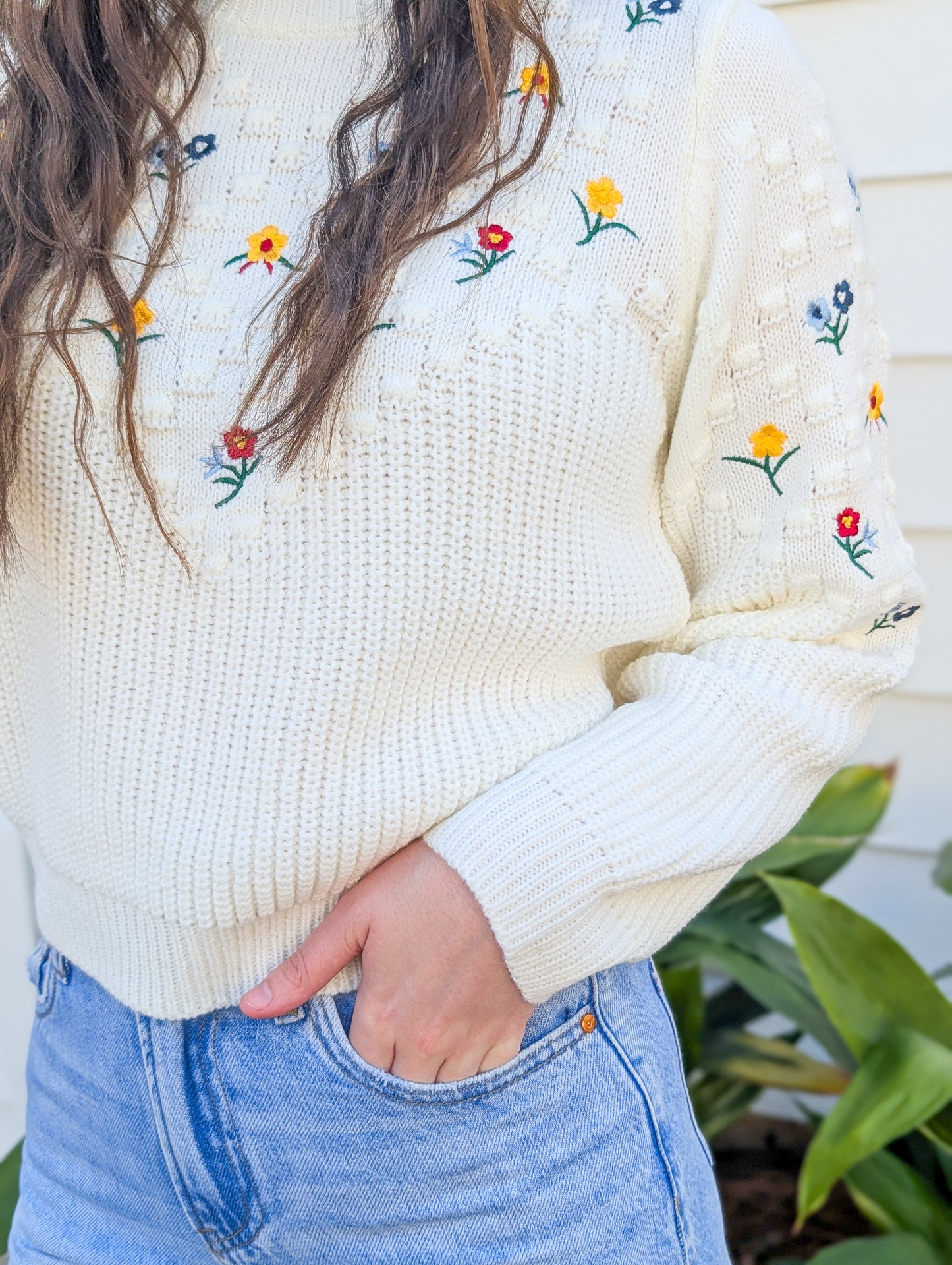 Bettie Embroidered Sweater