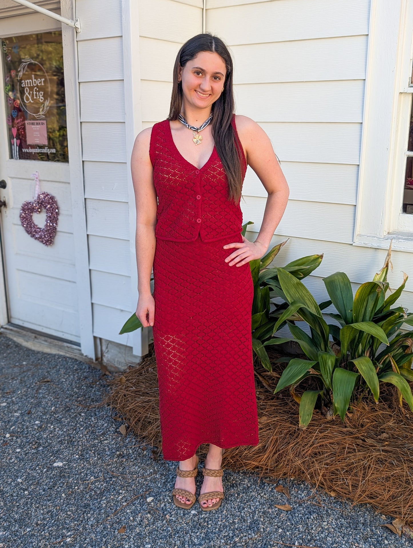 *FINAL SALE* Venus Knit Midi Skirt