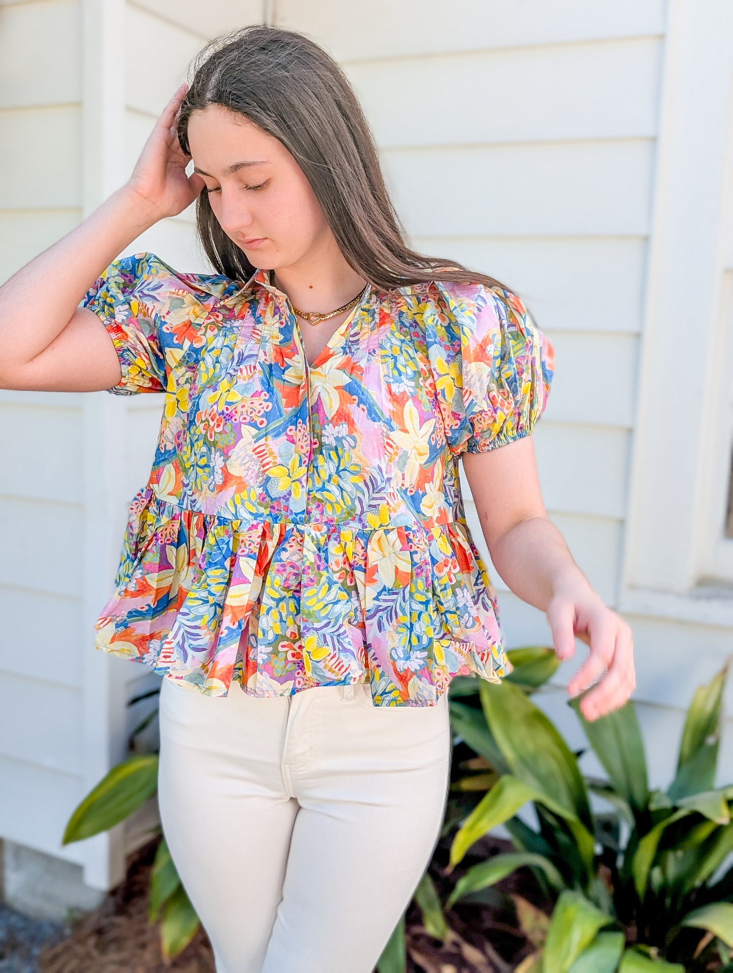 *FINAL SALE*Eros Bouquet Top