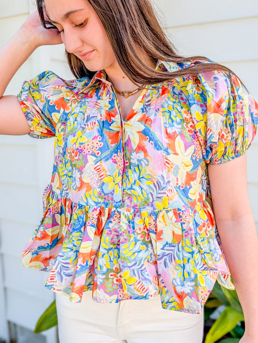 *FINAL SALE*Eros Bouquet Top