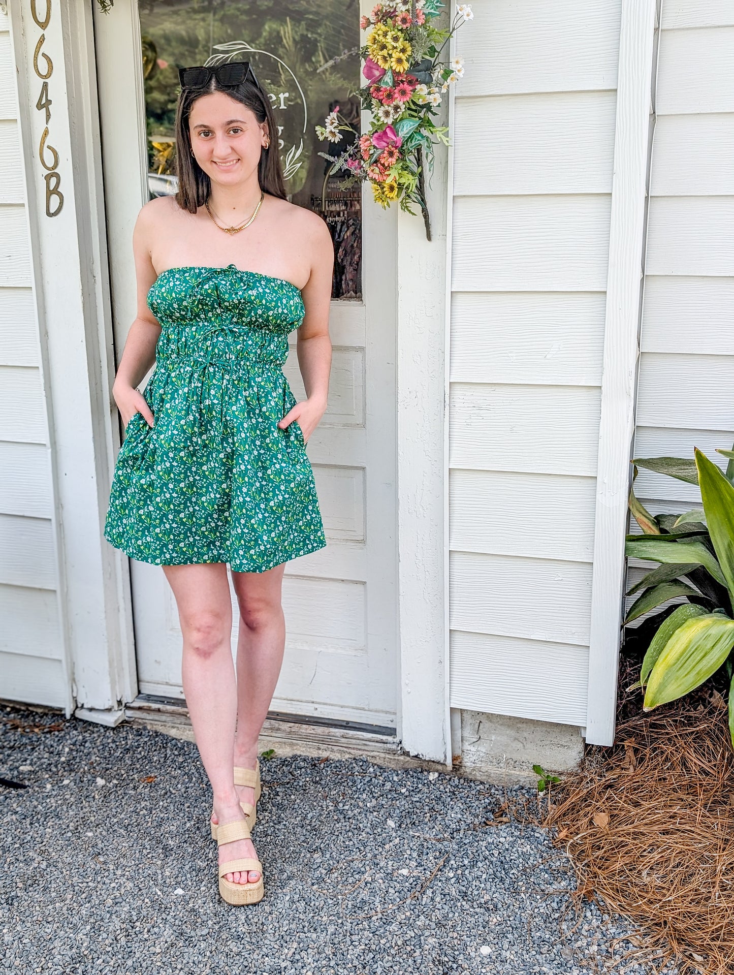 *FINAL SALE* Sun Escape Tube Mini Dress