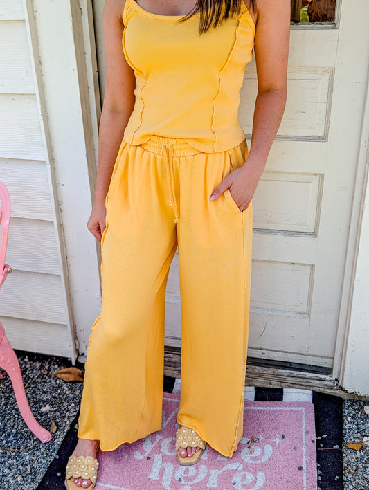 CP Terry Matching Rib Sunshine Pant