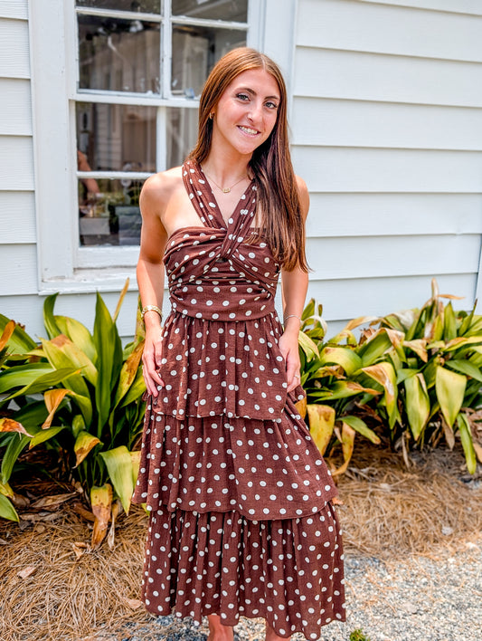 Chestnut Moon Maxi Dress