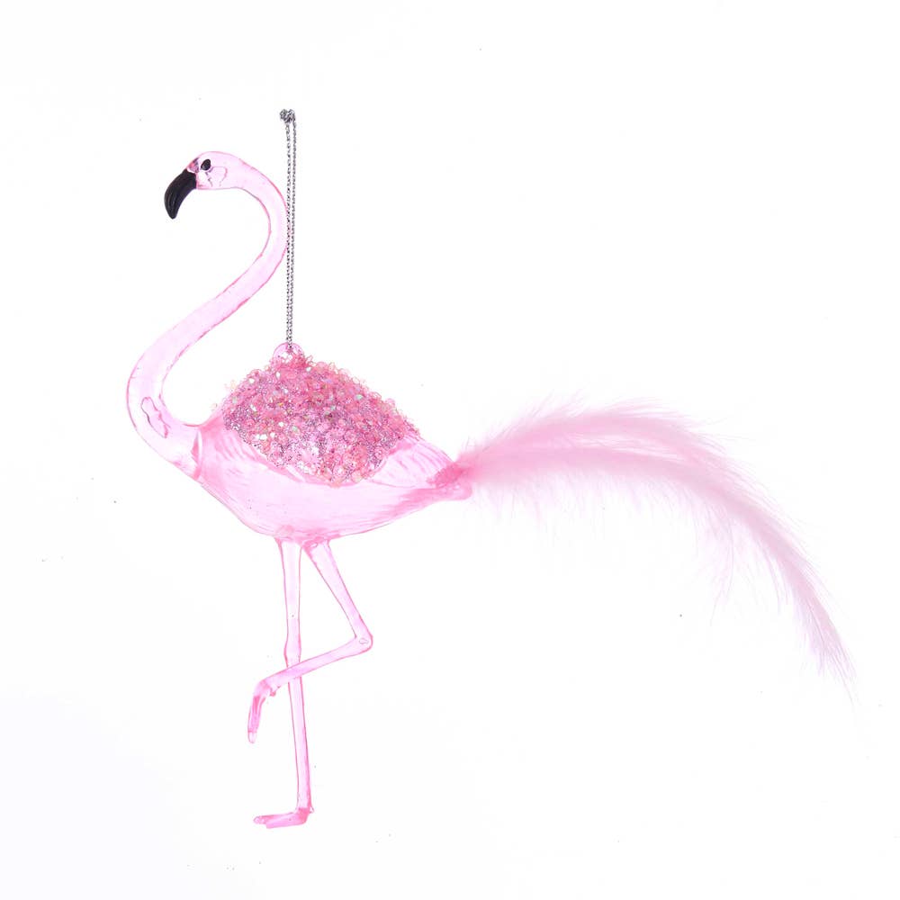 *FINAL SALE* Pink Flamingo Ornament