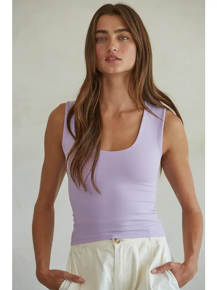 Double Layer Seamless Everyday Essential Tank